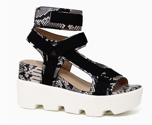 Sissy B. Hissy Platform Sneaker Snake Sneakers