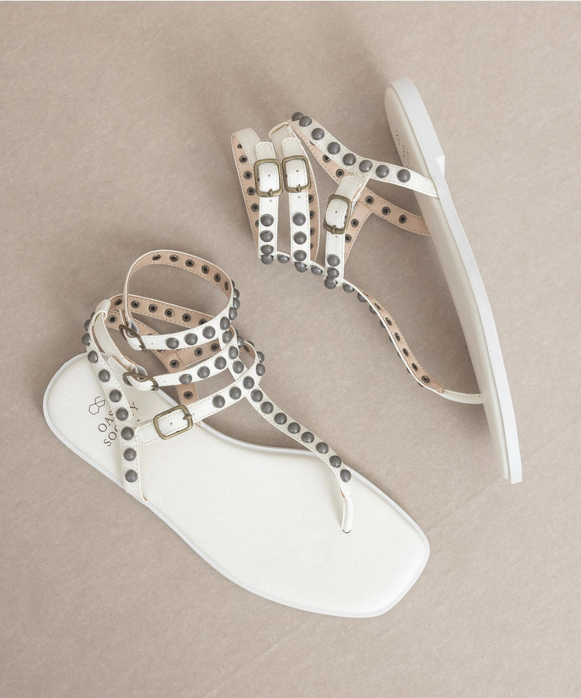 Oaklyn | Studded Gladiator Sandals